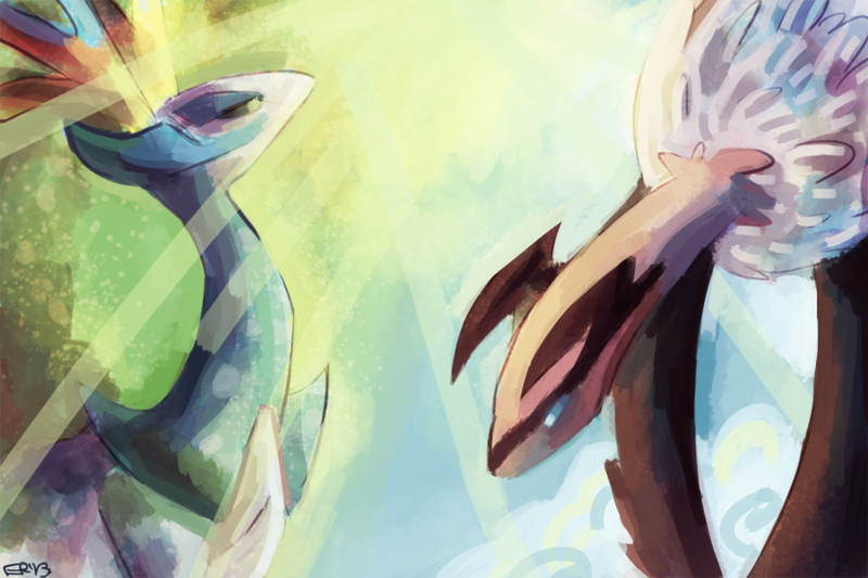Illustration for article titled Of Course The Internet Is Awash with Pokémon X/Y Fan Art